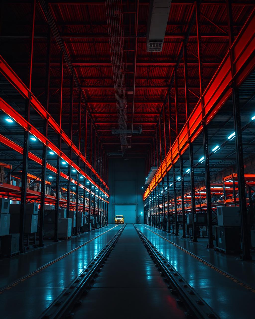 High-tech automated logistics facility